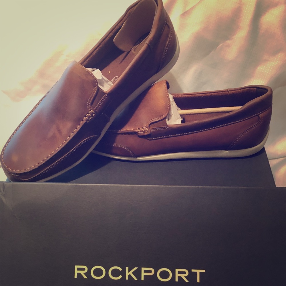 Rockport slip on loafers